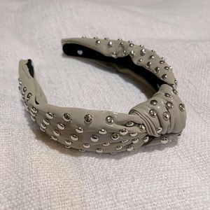 Lele Sadoughi studded vegan leather headband